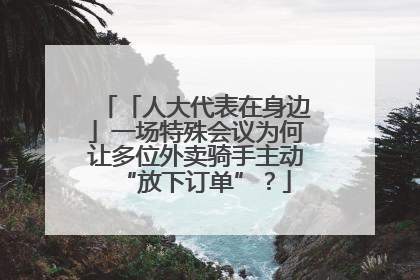 「人大代表在身边」一场特殊会议为何让多位外卖骑手主动“放下订单”？