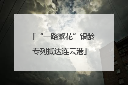 “一路繁花”银龄专列抵达连云港
