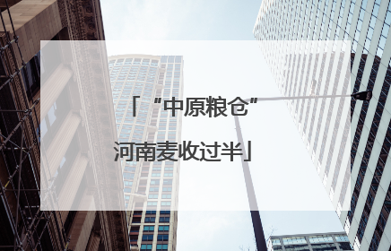 “中原粮仓”河南麦收过半