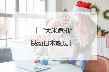 “大米危机”撼动日本政坛