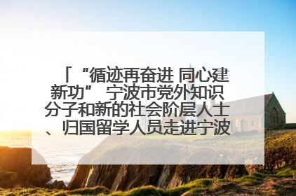 “循迹再奋进 同心建新功” 宁波市党外知识分子和新的社会阶层人士、归国留学人员走进宁波舟山港穿山港区