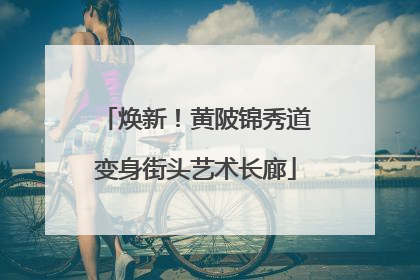焕新！黄陂锦秀道变身街头艺术长廊