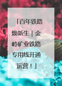 百年铁路焕新生｜金岭矿业铁路专用线开通运营！