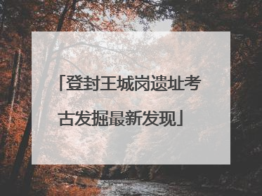 登封王城岗遗址考古发掘最新发现