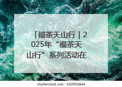 福茶天山行｜2025年“福茶天山行”系列活动在昌吉州启动