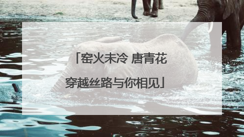 窑火未冷 唐青花穿越丝路与你相见