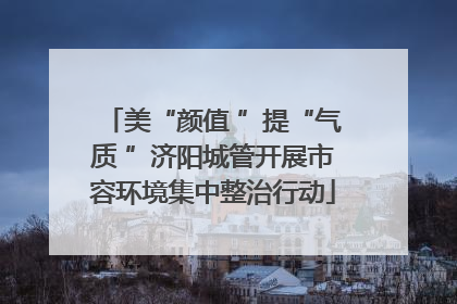 美“颜值 ”提“气质 ”济阳城管开展市容环境集中整治行动