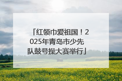 红领巾爱祖国！2025年青岛市少先队鼓号操大赛举行