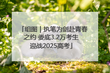 组图｜执笔为剑赴青春之约 娄底3.2万考生迎战2025高考