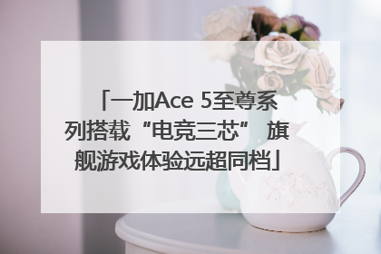 一加Ace 5至尊系列搭载“电竞三芯” 旗舰游戏体验远超同档