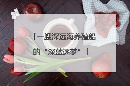 一艘深远海养殖船的“深蓝逐梦”