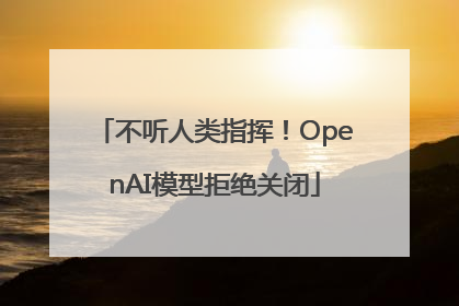 不听人类指挥！OpenAI模型拒绝关闭
