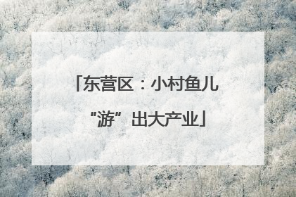 东营区：小村鱼儿“游”出大产业