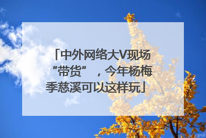 中外网络大V现场“带货”，今年杨梅季慈溪可以这样玩
