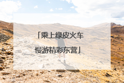 乘上绿皮火车 慢游精彩东营