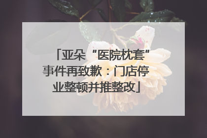 亚朵“医院枕套”事件再致歉：门店停业整顿并推整改