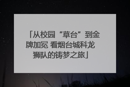 从校园“草台”到金牌加冕 看烟台城科龙狮队的铸梦之旅
