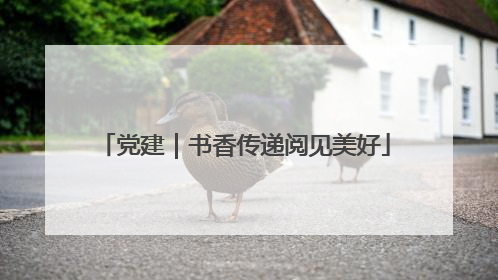 党建｜书香传递阅见美好