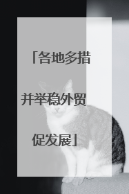 各地多措并举稳外贸促发展