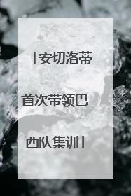 安切洛蒂首次带领巴西队集训