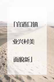 官道口镇 业兴村美面貌新