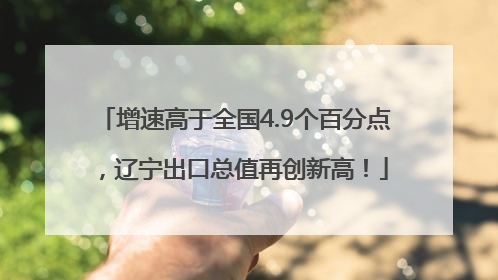 增速高于全国4.9个百分点，辽宁出口总值再创新高！