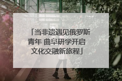 当非遗遇见俄罗斯青年 曲阜研学开启文化交融新旅程