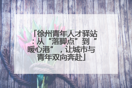 徐州青年人才驿站：从“落脚点”到“暖心港”，让城市与青年双向奔赴