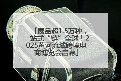 展品超1.5万种，一站式“链”全球！2025黄河流域跨境电商博览会启幕