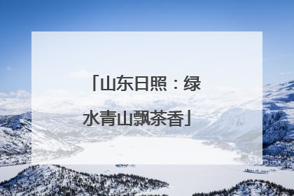 山东日照：绿水青山飘茶香