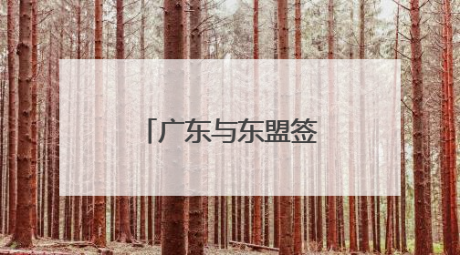 广东与东盟签约7项目累计超31亿美元