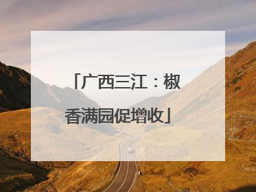 广西三江：椒香满园促增收