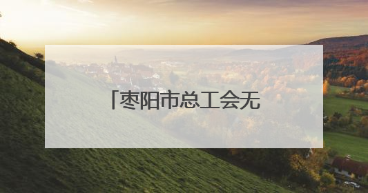 枣阳市总工会无偿献血传递大爱