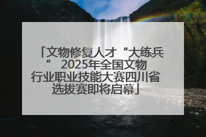 文物修复人才“大练兵” 2025年全国文物行业职业技能大赛四川省选拔赛即将启幕