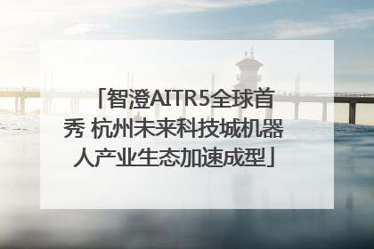 智澄AITR5全球首秀 杭州未来科技城机器人产业生态加速成型