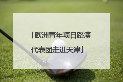 欧洲青年项目路演代表团走进天津