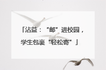 沾益：“邮”进校园，学生包裹“轻松寄”