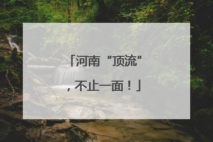河南“顶流”，不止一面！
