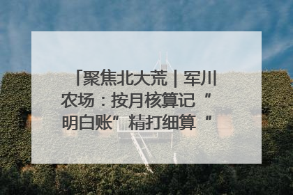 聚焦北大荒｜军川农场：按月核算记“明白账”精打细算“过紧日子”