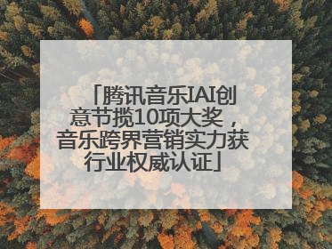 腾讯音乐IAI创意节揽10项大奖，音乐跨界营销实力获行业权威认证
