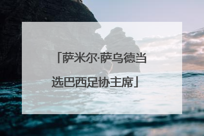 萨米尔·萨乌德当选巴西足协主席