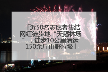 近50名志愿者集结网红徒步地“天鹅林场”，徒步10公里清运150余斤山野垃圾