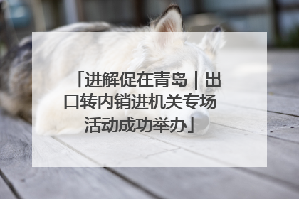 进解促在青岛｜出口转内销进机关专场活动成功举办
