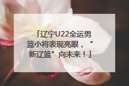 辽宁U22全运男篮小将表现亮眼，“新辽篮”向未来！
