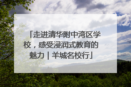 走进清华附中湾区学校，感受浸润式教育的魅力｜羊城名校行