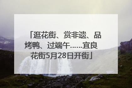 逛花街、赏非遗、品烤鸭、过端午……宜良花街5月28日开街