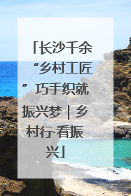 长沙千余“乡村工匠”巧手织就振兴梦｜乡村行·看振兴