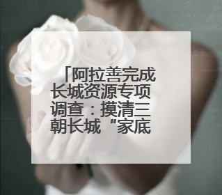 阿拉善完成长城资源专项调查：摸清三朝长城“家底”