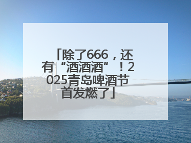除了666，还有“酒酒酒”！2025青岛啤酒节首发燃了