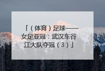 （体育）足球——女足亚冠：武汉车谷江大队夺冠（3）